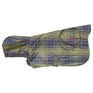 Barbour Packable Tartan Print Dog Coat